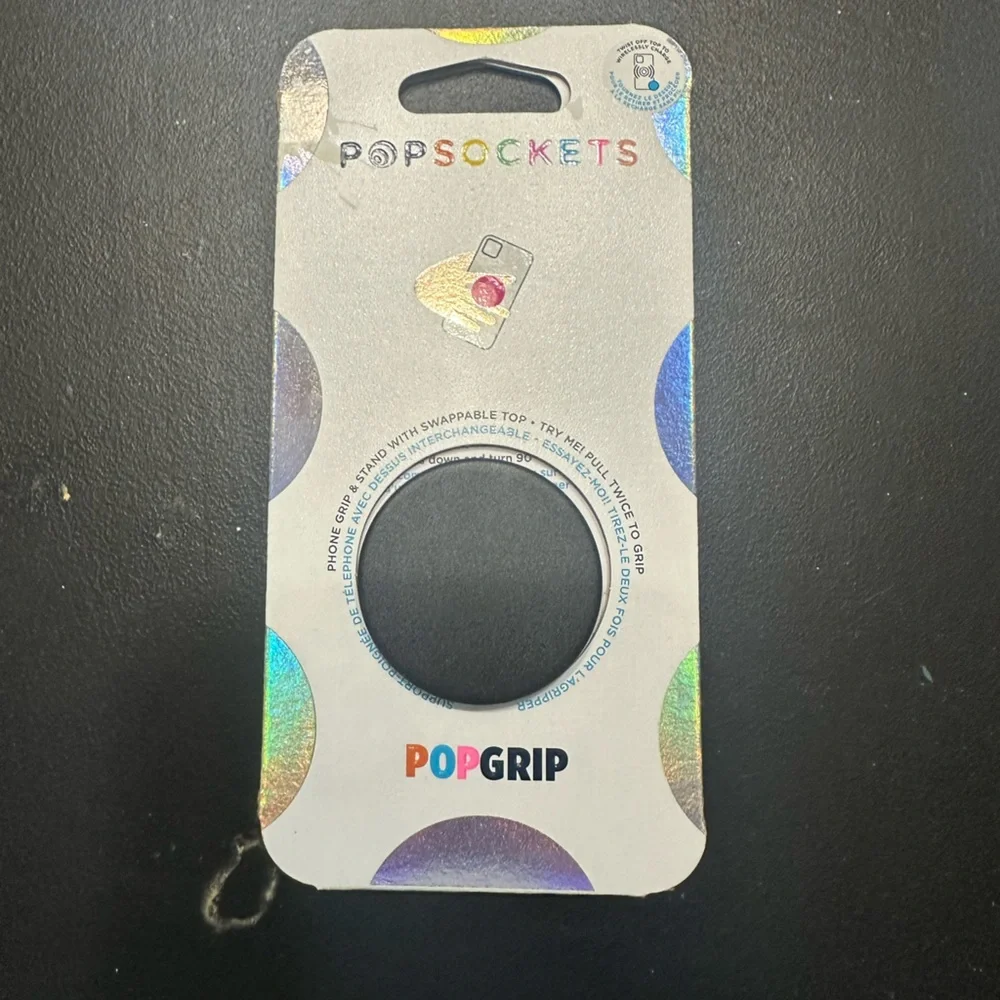 Popsockets Black Adhesive Pop Grip